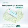 Bundle Exclusive Varesse Serum Shampoo 2 in 1 Conditioner 180 ml + Hair Towel Coral Fleece Microfiber