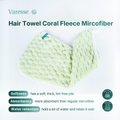 Varesse Hair Towel Coral Fleece Microfiber