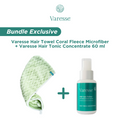 Bundle Exclusive Varesse Hair Tonic Concentrate 60 ml + Hair Towel Coral Fleece Microfiber