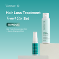 Varesse Travel Size Bundle (Serum Shampoo 2 in 1 Conditioner 90ml & Hair Tonic Concentrate 20ml)