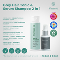 Varesse Grey Hair Tonic 60ml & Serum Shampoo 2 in 1 Conditioner 180ml