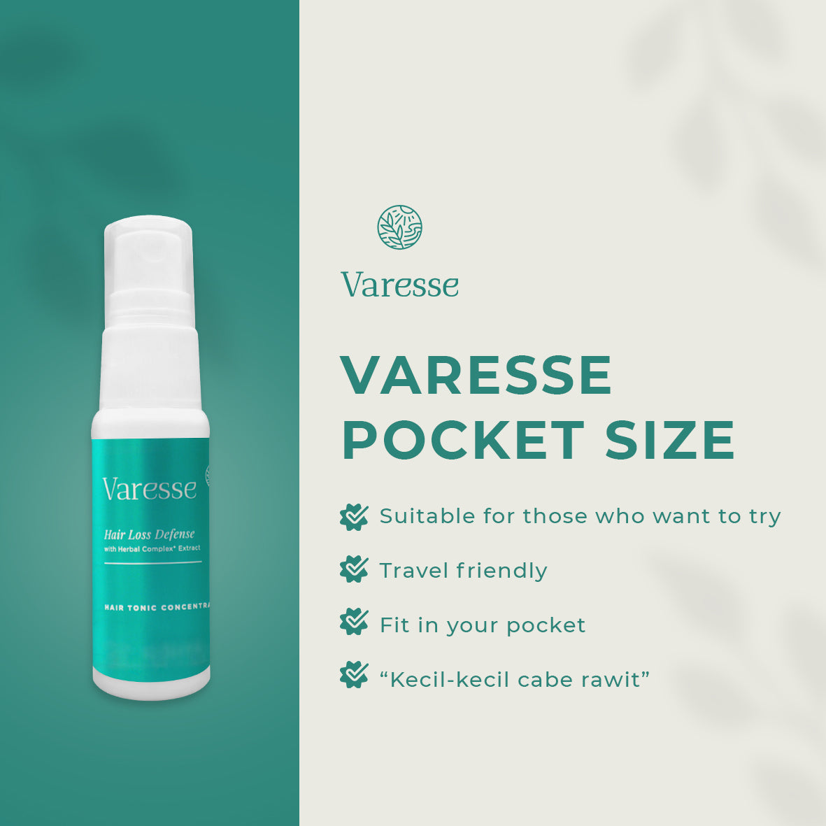Varesse Hair Tonic Concentrate 20ml